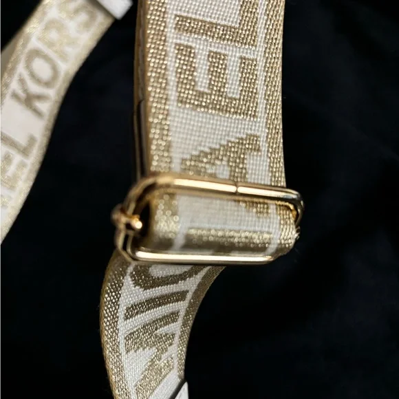 Michael Kors Gold and Cream Women's Bag - Picture 8 of 9